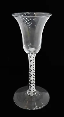 Buy English Georgian Air Twist Glass Wine Glass Goblet, 18th Century • 174.27£