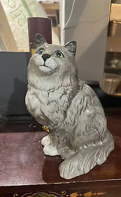 Buy Beswick 1867 Grey Seated Persian Cat 8.5 High Perfect Condition • 35£