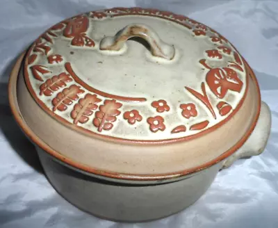 Buy Tremar Pottery Stoneware Floral Mushroom 17cm Lidded Casserole Pot • 12.99£