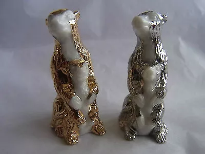 Buy Wade Whimsie Meerkat And Baby Gold And Silver Le 100 • 26.99£