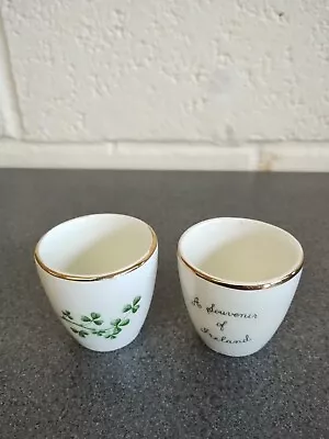 Buy Two Souvenir Of Ireland Egg Cups Made In Arklow • 3£