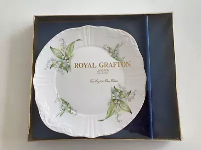 Buy Royal Grafton 'Lily Of The Valley' Jacobean, Fine Bone China Plate In Box. GC • 5£
