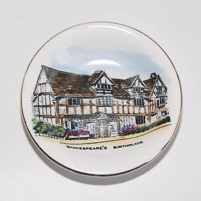Buy Royal Grafton Fine Bone China Trinket Dish Plate. 8cm Shakespeares Birthplace • 4.99£