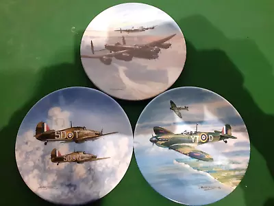 Buy Coalport Reach For The Sky  3 X Commemorative Plates By Michael Turner Ex Cond` • 12.99£