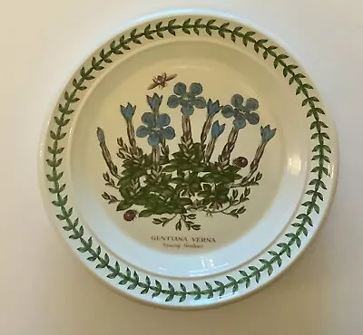 Buy Rare Portmeirion  Botanic Garden 7.25” Plate *SPRING GENTIAN* • 39£