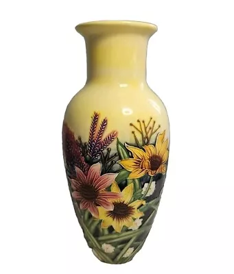 Buy Old Tupton Ware 'Summer Bouquet' Vase, Art Nouveau Style 22.5 Cm Tall, Boxed  • 24.99£