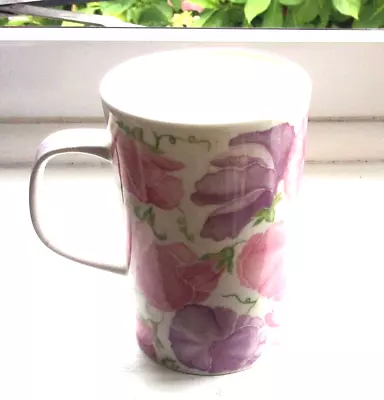 Buy Dunoon Palermo Mug By Caroline Bessey Bone China England Sweetpeas Vgc • 7.50£