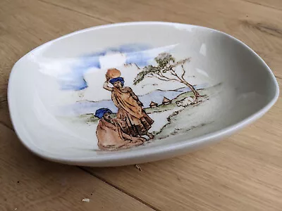 Buy Drostdy Ware Hand Painted Pottery Tray, South African Native Life • 19.99£