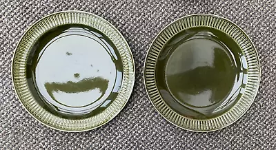 Buy 2 Retro Midwinter Olive Green TREND 9  Salad Plates • 8£