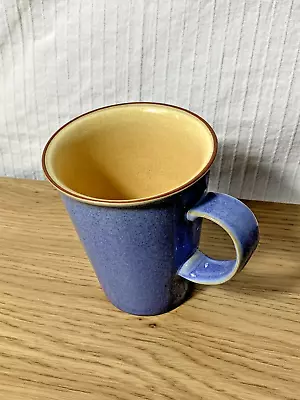 Buy VTG Denby Langley Grandmug Blue Coffee Mug 14 Oz Juice Berry Terra Cotta Yellow • 31.27£