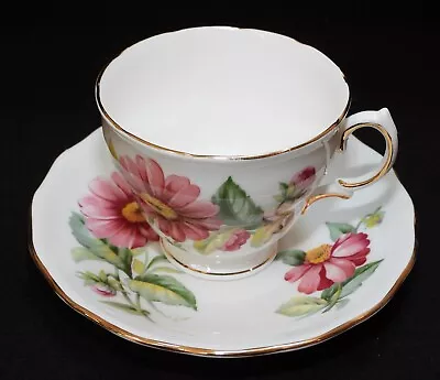 Buy Vintage Royal Vale Bone China Teacup Cup & Saucer Set Spring Flowers • 3.73£