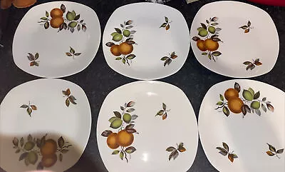Buy 6X Midwinter Oranges And Lemons 22CM Plates LOVELY CONDITION STYLECRAFT • 21.99£