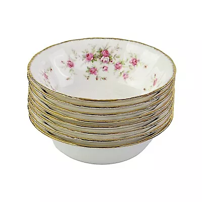 Buy Paragon, Royal Albert, Victiriana Rose, 8 X Cereal Bowls • 50£