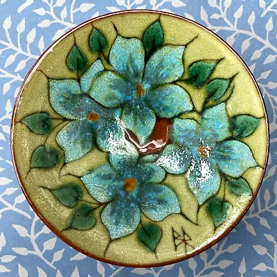 Buy Vintage Chelsea Studio Pottery Floral Small Plate Dish Signed Barbara Ross VGC • 14.99£