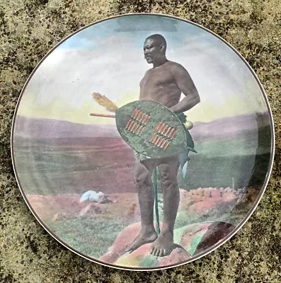 Buy Vintage ROYAL DOULTON D6364 Zulu Warrior African Series 10” Decorative Plate • 9.99£