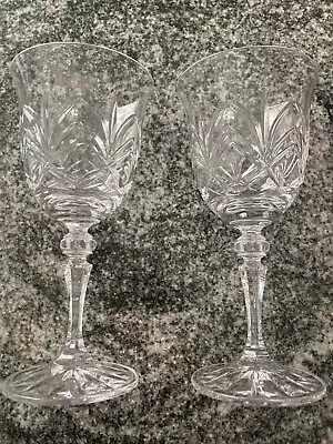 Buy Galway Irish Clear Crystal 24% Lead Clarendon Wine Goblet Glasses New • 27.96£