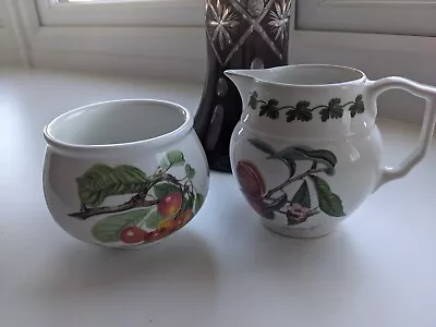 Buy Portmeirion Pomona Milk Jug And Sugar Bowl VGC • 9.99£