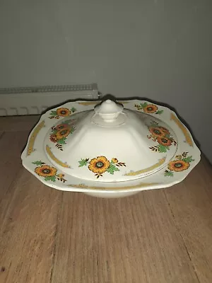 Buy Vintage Serving Dish Floral By Alfred Meakin England • 12£