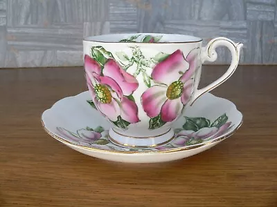 Buy Vintage Queen Anne Fine China England MAGNOLIA Cup And Saucer Set • 14£