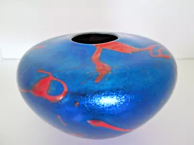 Buy Stunning Iridescent Norman Stuart Clarke British Studio/Art Glass Bowl/Vase. • 155£