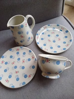 Buy Laura Ashley Hand Painted Jug, Plates & Large Cup • 8.99£