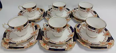 Buy Standard China 18 Piece Teaset Cups Saucers Side Plates Imari Pattern M10 Y888 • 6.95£