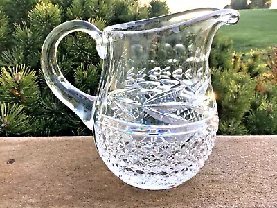 Buy Galway Ireland Crystal Pitcher Leah Pattern • 54.05£