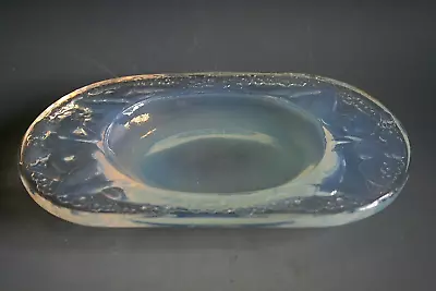 Buy Antique Rene Lalique Medicis Opalescent Glass Ashtray - Circa 1924 • 385£