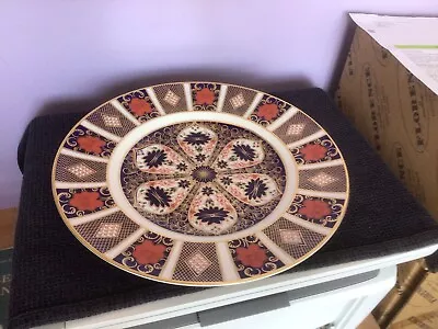 Buy ROYAL CROWN DERBY LARGE IMARI DESIGN PLATE  27cms Diameter  1978 • 18£