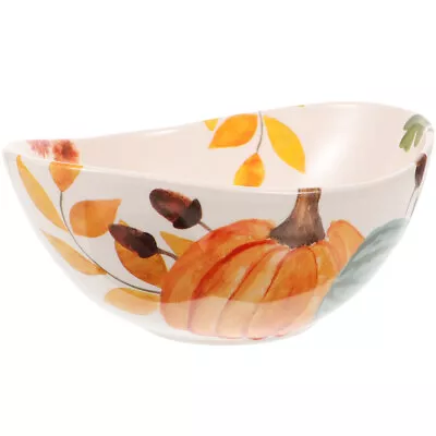 Buy  Appetizer Bowls Snack Dessert Pastoral Style Ceramic Tableware Pumpkin Soup • 23.58£