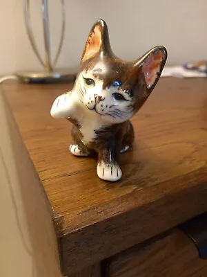 Buy Babbacombe Pottery Cat Weaving 3. 1/2 Tall • 7.99£