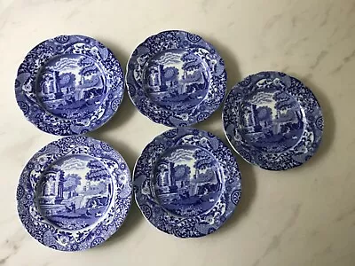 Buy Five Copeland Spode - Blue Italian - Tea Plates - 16cm Across • 12£