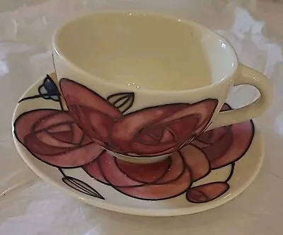 Buy Old Tupton Ware Cup And Saucer Hand Painted New With Label Gift Ware Present • 19.99£