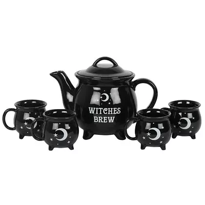 Buy Witches Brew Ceramic Cauldron Tea Set • 34.10£