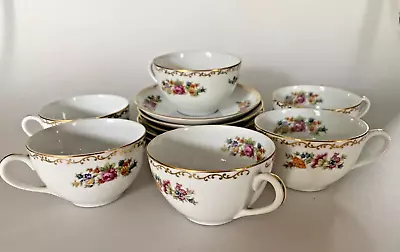 Buy Vintage Noritake 6 Tea Cups And Saucers - Made In Occupied Japan • 25£