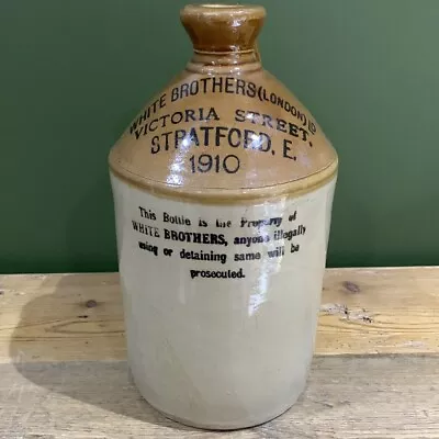 Buy Fab Vintage Large Old Fashioned Home Brewed Ginger Beer Flagon  Stratford • 65£