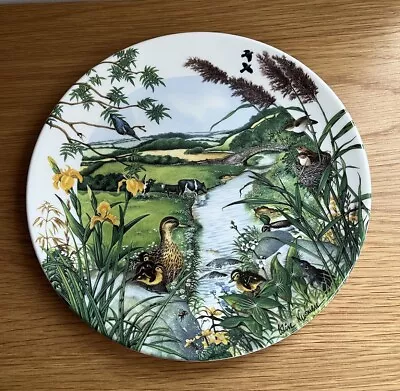Buy Vintage Wedgewood Plate 1987 The Meandering Stream Colin Newman Beautiful Plate • 6.99£