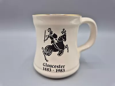 Buy Prinknash Pottery Gloucester Charter Quincentenary Souvenir Mug - M5 • 10.99£