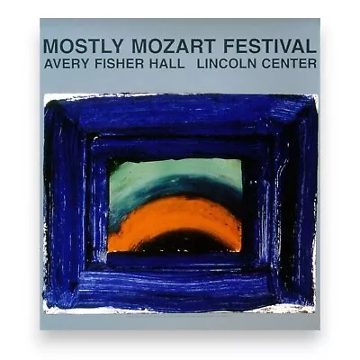 Buy Howard Hodgkin Venetian Glass 1989 Mostly Mozzart Festival Lincoln Rare Poster • 199.99£