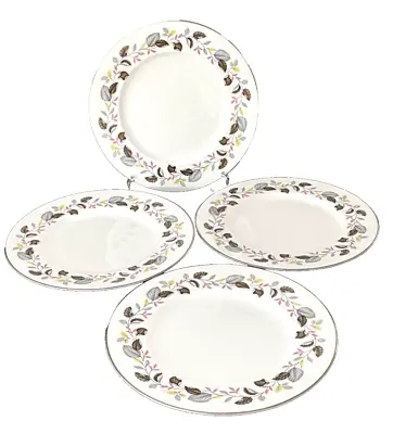 Buy Set Of 4 Shelley FERNDOWN Pattern 14131, Fine Bone China England, Dinner Plates • 24£