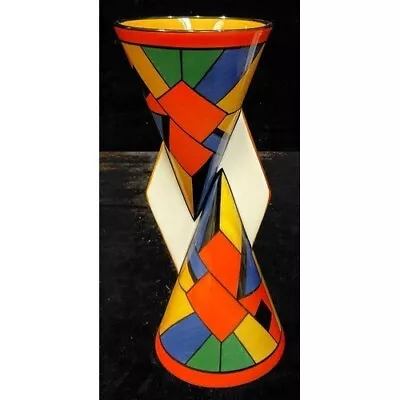 Buy Clarice Cliff Bizarre  Cubist  Yo-yo Vase Stunning • 499.99£