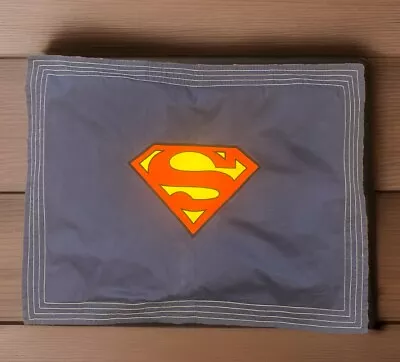 Buy Standard Size Pottery Barn Kids Superman Pillow Sham Cover Navy Red Cotton • 6.71£
