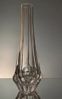 Buy Vintage Whitefriars Glass C585 Cut Lead Crystal Vase • 25£