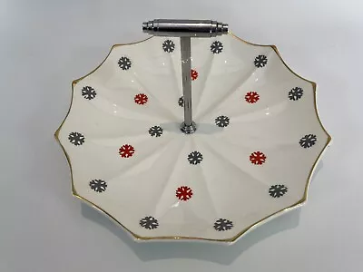 Buy Vintage Midwinter Stylecraft Umbrella Cake Stand - Rare Unnamed Snowflake Design • 19.99£