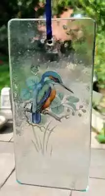 Buy Suncatcher Kingfisher Bird Stained Glass Stain Gift Decoration Window • 20£