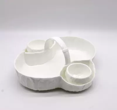 Buy WEDGWOOD Countryware Strawberry Basket With 2 Bowls Pots Creamware White China • 24.99£