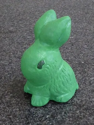 Buy Snub Nosed Green Rabbit 1067 SylvaC Influence Indoor Garden Ornament Cast Stone • 20£
