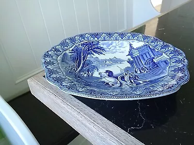 Buy Vintage Cauldon England Blue & White Dish. • 4.99£