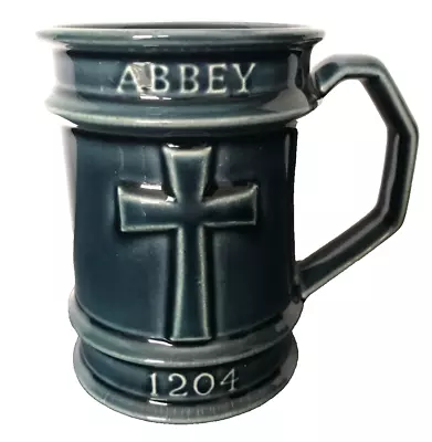 Buy Vintage Holkham Pottery Beaulieu 1538 Abbey 1204 Blue Glaze Mug Tankard VGC • 9.99£