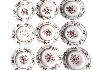 Buy Bristol Ware Founded In 16529 X 9 Soup Bowls 8 Inch  Vintage Floral • 12£